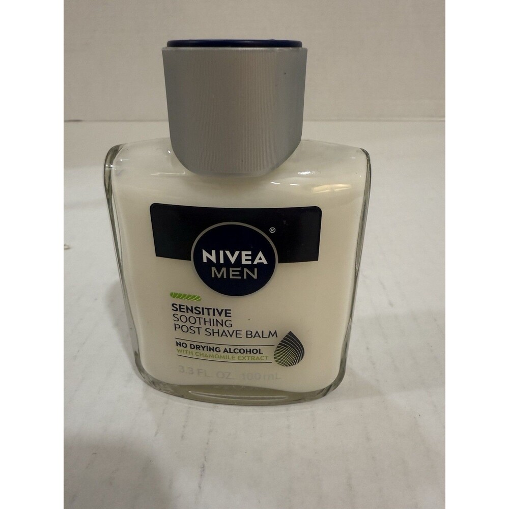 NIVEA‎ Men Sensitive Post Shave Balm 3.3oz 100ml Vitamin E Chamomile New